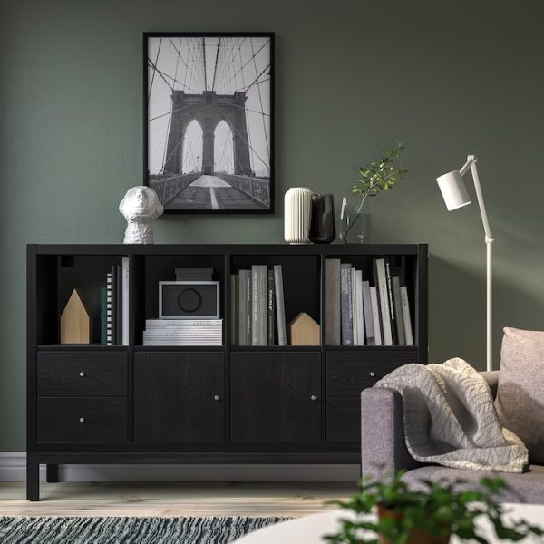 Kệ viền dày Ikea 2 hàng 4 ô